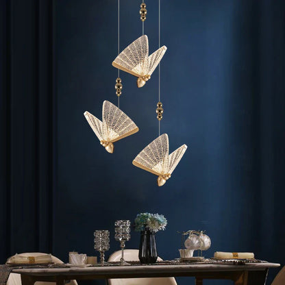 DecorBites™ Acrylic Butterfly Chandelier Ceiling Lamp Indoor Lighting