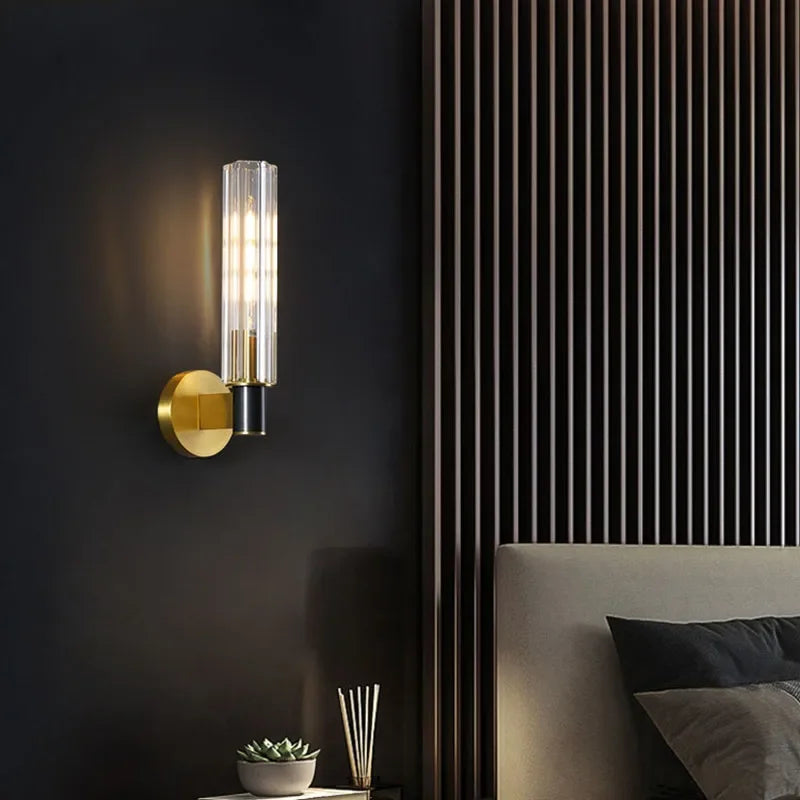 ™ Luxe Copper Wall Lamp for Bedside, Corridor, Reading Room, TV Background