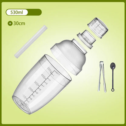 DecorBites™ Cocktail Shaker: Bartender's Beverage Mixer for Champagne & Cocktails