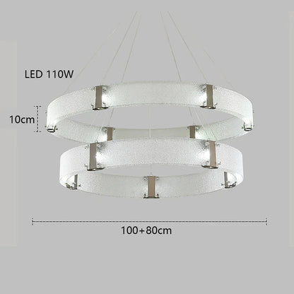 DecorBites™ Gold LED Chandelier for Luxe Living Room Lighting