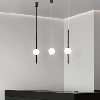DecorBites™ Glass Ball Pendant Lights for Dining Room Bedroom Decor Lighting