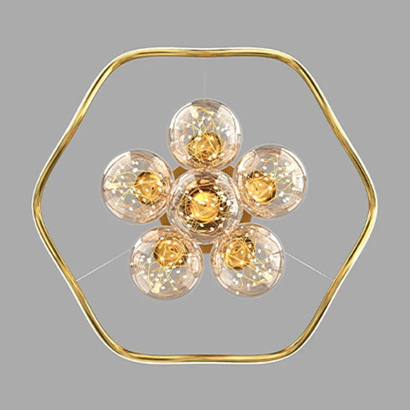 DecorBites™ Bubble Chandeliers: Modern Dimmable LED Pendant Lights for Home Decor