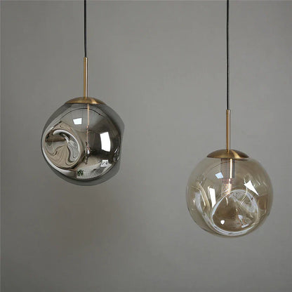 DecorBites™ Glass Ball Pendant Lights for Bar, Kitchen, and Home Decor