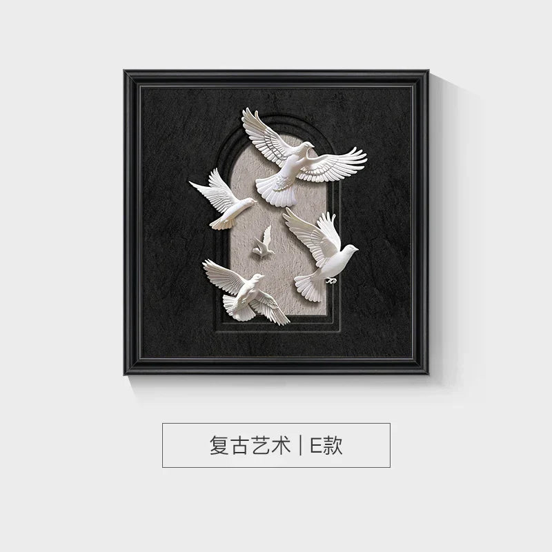 DecorBites™ Animal Wall Decor Frame Set Art Painting Poster Room Aesthetic Decoration