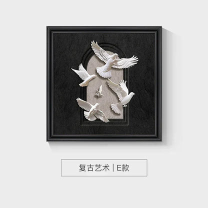 DecorBites™ Animal Wall Decor Frame Set Art Painting Poster Room Aesthetic Decoration