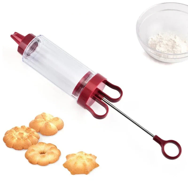 DecorBites™ Cookie Cream Cake Press Decorating Kit Butter Syringe Pastry Baking Tools