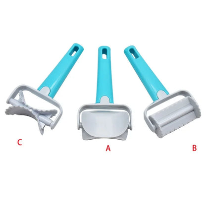 DecorBites™ Dough Cutter and Dumpling Maker: Kitchen Pastry Tools for Homemade Dumplings, Pies, and Cookies