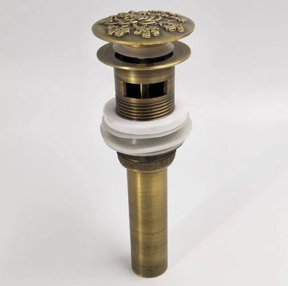 DecorBites™ Antique Brass Vessel Sink Drain - Bathroom Accessory