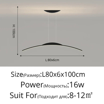 DecorBites™ LED Pendant Lamp - Minimalist Hanging Light for Dining Room & Home Decor