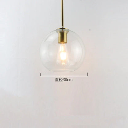 DecorBites™ Glass Ball LED Pendant Lights for Chic Home Decor and Lighting