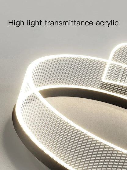 DecorBites™ LED Chandelier: Modern Luxur Ceiling Lighting for Living Room, Bedroom, Kitchen, Study