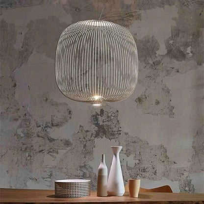 DecorBites™ Industrial Birdcage Iron Table Lamp for Bar, Restaurant, Hotel - LED Lighting