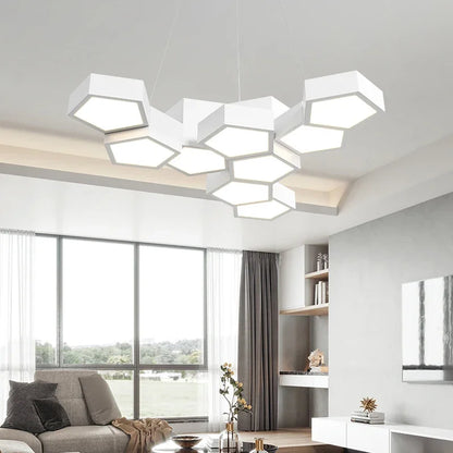 DecorBites™ LED Chandelier Light Remote Dimming Pendant Minimalist Indoor Lighting
