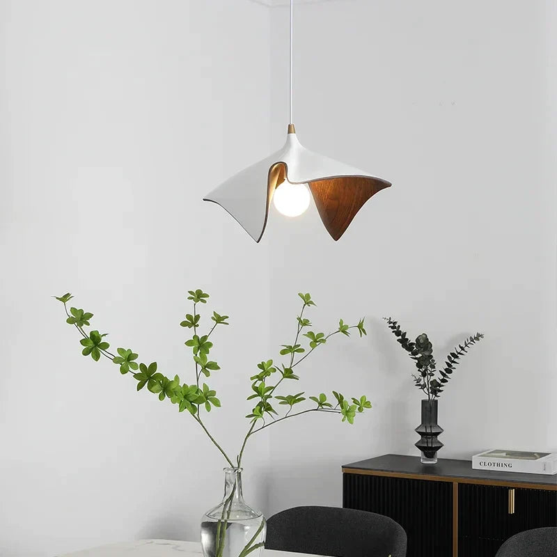 DecorBites™ Black Resin LED Pendant Chandeliers for Bedroom & Living Room