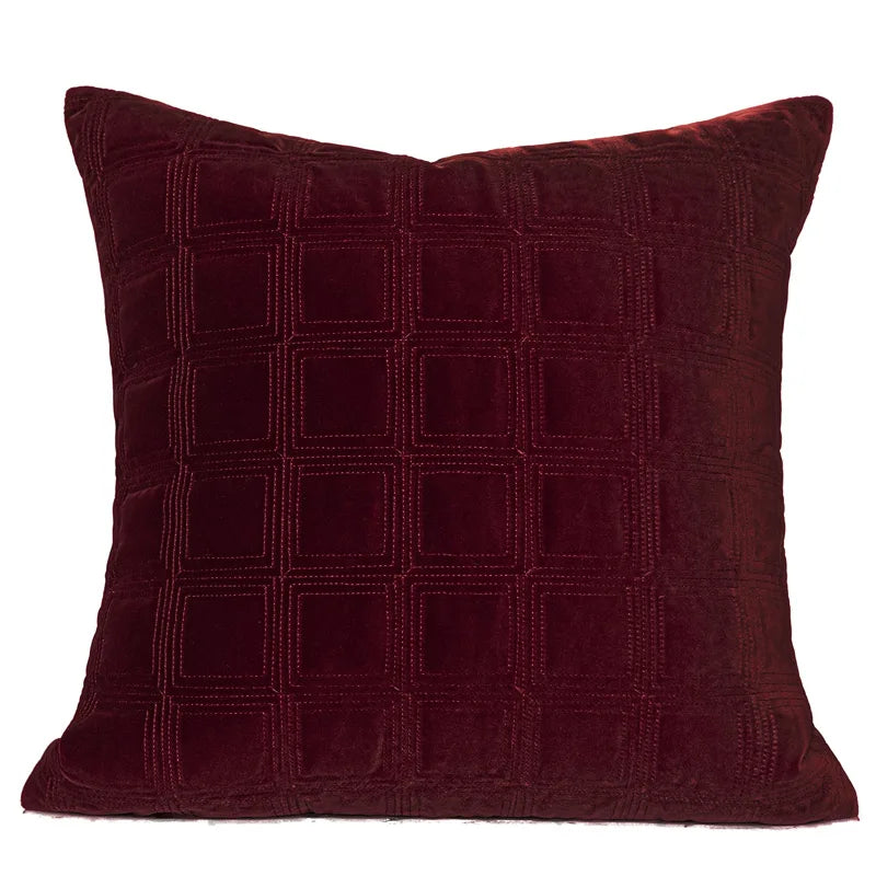 DecorBites™ Luxe Linen Blend Cushion Covers 50x50cm Square Pillow Case Set
