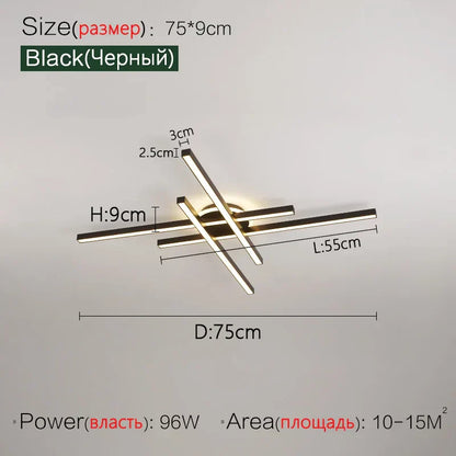 2023 DecorBites™ Nordic LED Ceiling Chandelier for Living, Dining, and Bedroom