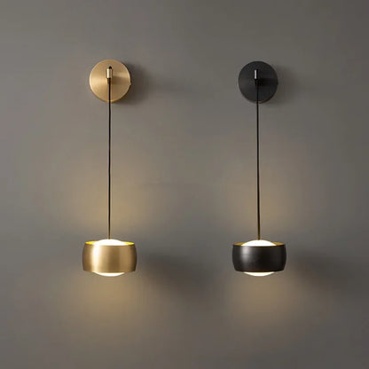 DecorBites™ Copper Adjustable Wall Lamp for Bedroom LED Reading Light
