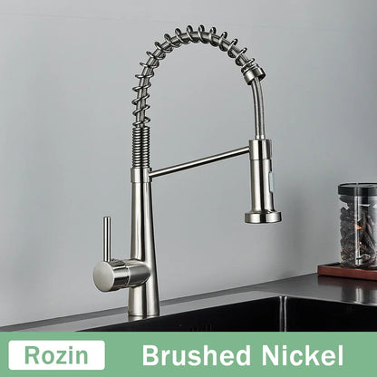 DecorBites™ Black Gold Kitchen Faucet with Pull Down Sprayer