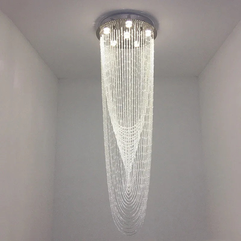DecorBites™ Crystal Ceiling Light for Stairs Restaurant Living Room Home Lighting