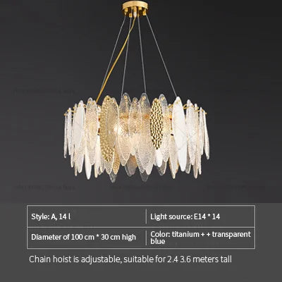 DecorBites™ Crystal Chandelier: Elegant European Style for Living, Bedroom, Dining Room