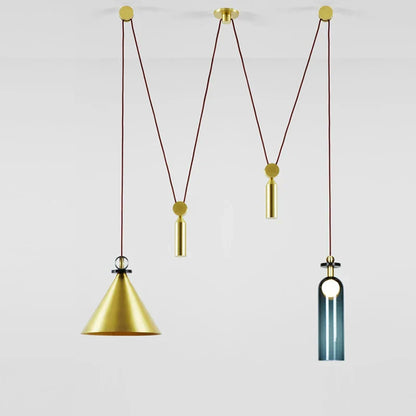 DecorBites™ Industrial Metal Pendant Light Kitchen Adjustable Designer LED Dinning Room Decor