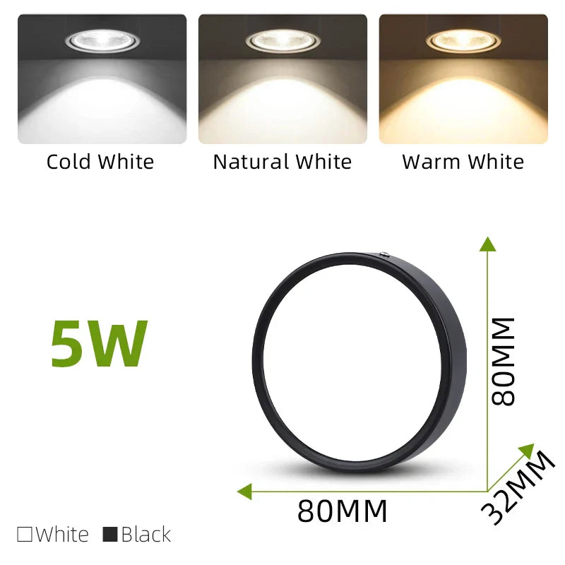 DecorBites™ LED Ceiling Spot Downlight for Home Kitchen Lighting