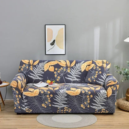 DecorBites™ Colorful Block Sofa Covers: Stretchy Loveseat Sectionals, Couch, Chair Slipcover