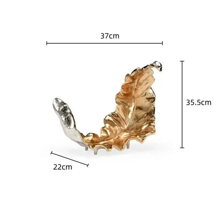 ™ Leaf Tray Resin Bowl: Handcrafted Desktop Storage & Home Decor