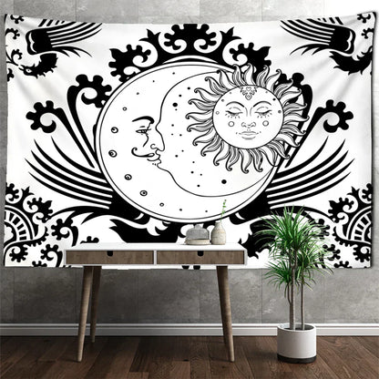 DecorBites™ Celestial Mandala Hippie Tapestry Wall Hanging Dorm Decor