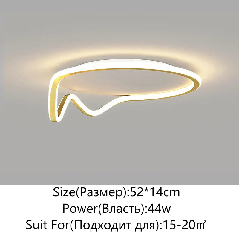 DecorBites™ Geometry Round LED Ceiling Light for Home Decor