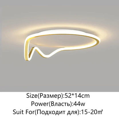 DecorBites™ Geometry Round LED Ceiling Light for Home Decor