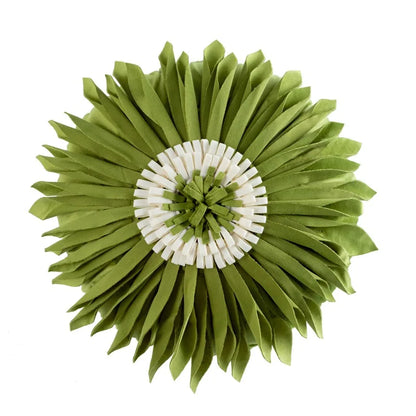 DecorBites™ Green Flower Car Sofa Cushion Pillowcase Home Decoration Square Pillow