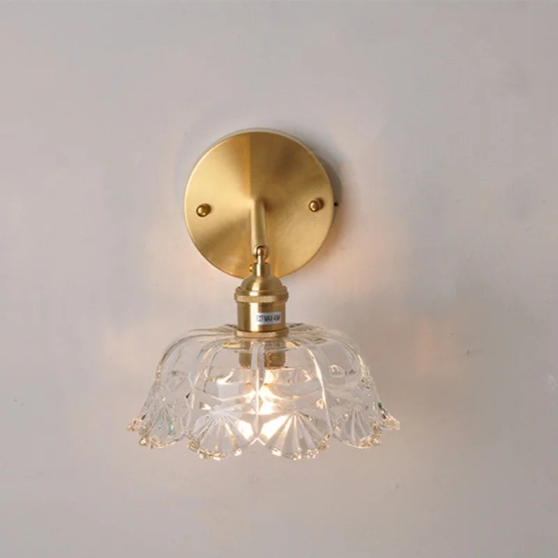 DecorBites™ Clear Glass LED Wall Light - Modern Nordic Design