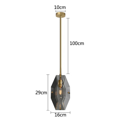 DecorBites™ Crystal Copper Chandelier: Elegant American Design for Living Room, Bedroom, and Study