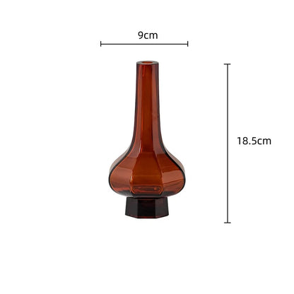 ™ Green Glass Geometry Vase Hydroponics Terrarium Home Decoration Accessory