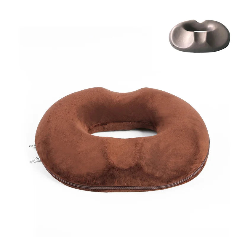 ™ Hemorrhoid Prostate Health Seat Cushion: Removable Bamboo Charcoal Core Butt Cushion