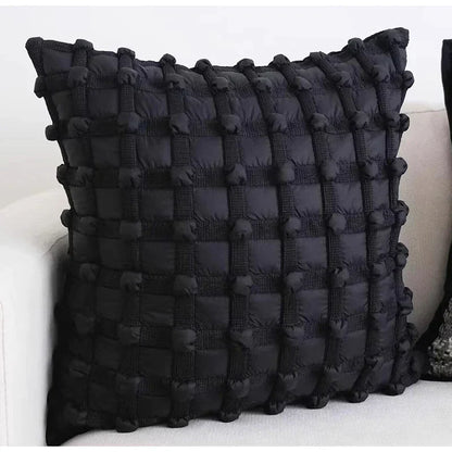 DecorBites™ French Cream Bubble Decorative Cushion Cover - Luxury Handmade Throw Pillow Case