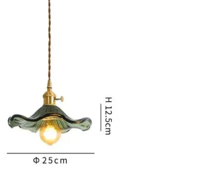 DecorBites™ Blue Glass Pendant Lights - Bedroom Dinning Living Room Fixtures