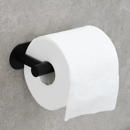 DecorBites™ Brushed Gold Stainless Steel Tissue Holder - Wall Mounted Toilet Paper Roll Stand