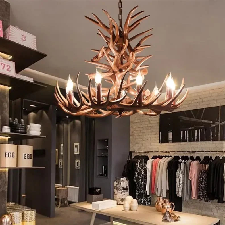 DecorBites™ Antler Branch Ceiling Chandelier
