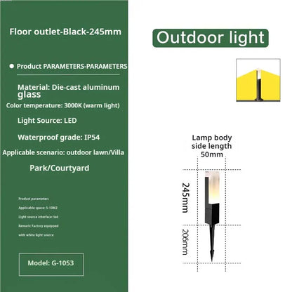 DecorBites™ LED Lawn and Courtyard Lights for Garden Villa Park Landscaping
