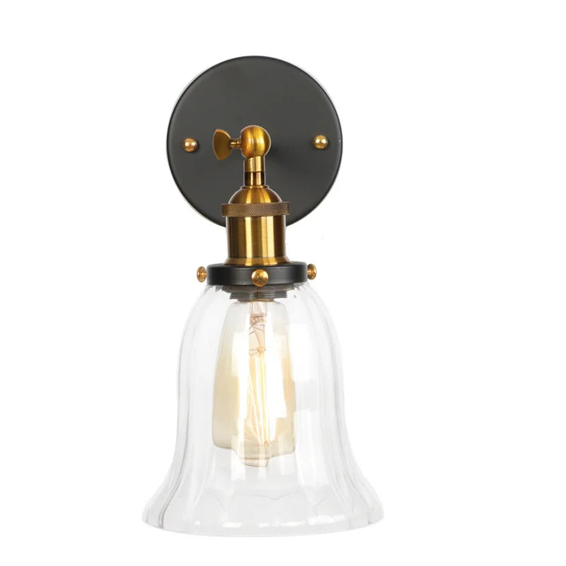 DecorBites™ LED Glass Wall Lamp Industrial Stair Light Fixture for Home Decor