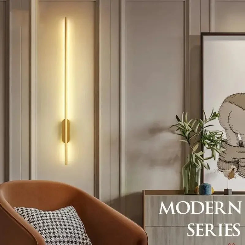 DecorBites™ Linear Tube LED Wall Lamp Living Room Bedside Foyer Corridor Sconce Panel