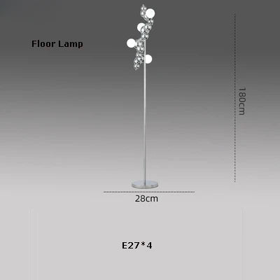 DecorBites™ Dimmable LED Hanging Pendant Light for Living Room - Gold Silver Luminaire
