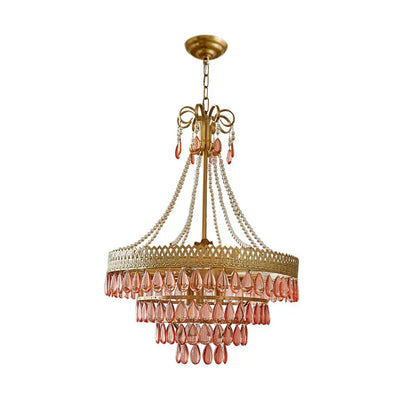 DecorBites™ Crystal Water Drop Chandelier for Kitchen Dining Room