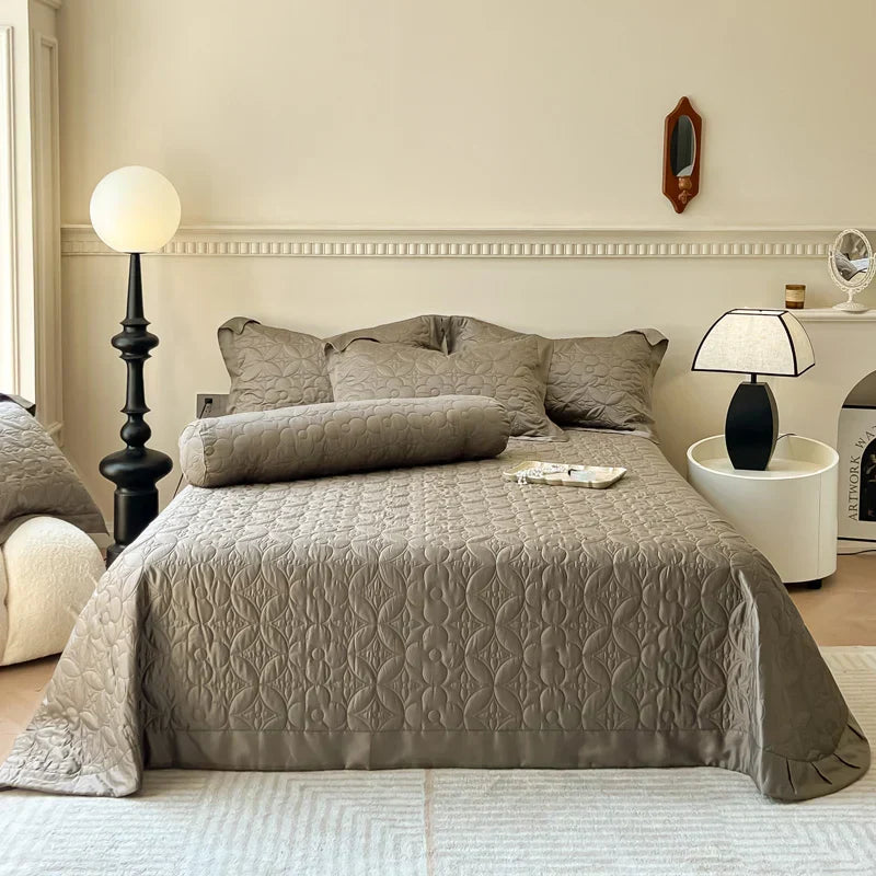 DecorBites™ Eucalyptus Fiber Bedspread for a Cooling, Silky Bed Experience