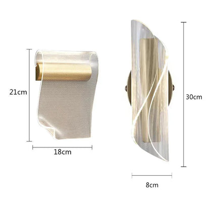 DecorBites™ Heavenly Book LED Wall Lamp - Modern Acrylic Design for Living Room and Bedroom