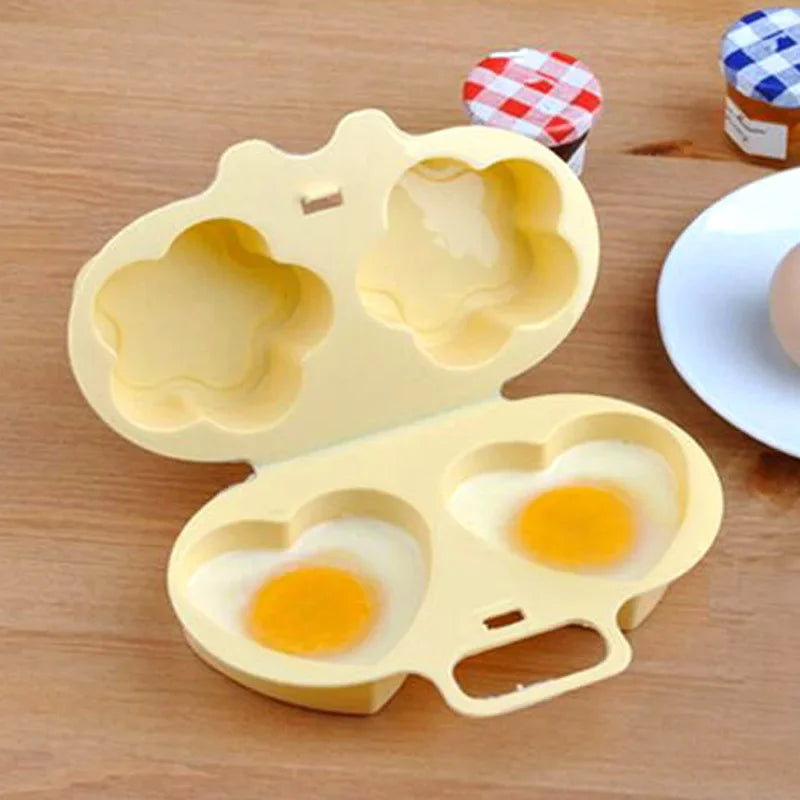 ™ Heart&Flowers Eggs Steamer Mold - Kitchen Climber Egg Poacher & Fried Eggs Tool