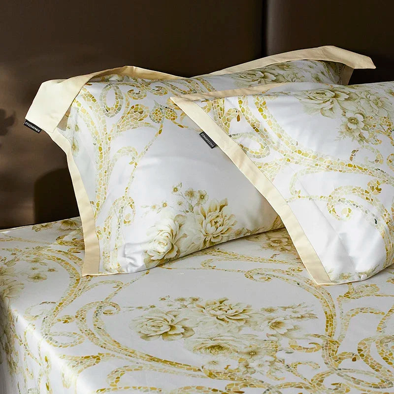 ™ Luxe 100s Egyptian Cotton Bedding Set: Sheet, Blanket, Cover, Pillowcase