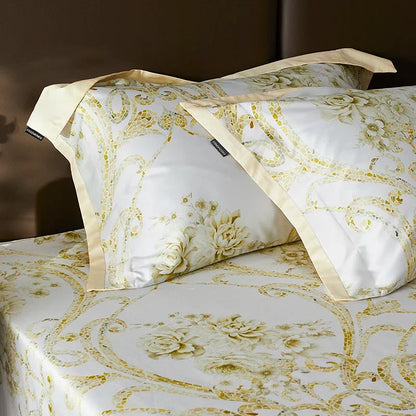 ™ Luxe 100s Egyptian Cotton Bedding Set: Sheet, Blanket, Cover, Pillowcase